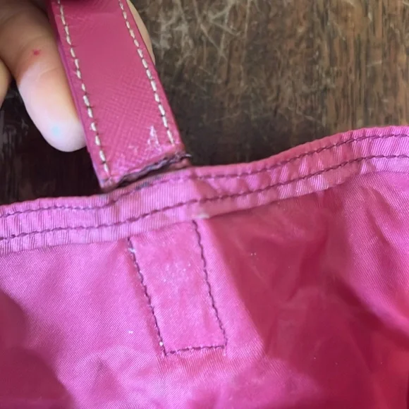 Pink Prada tote